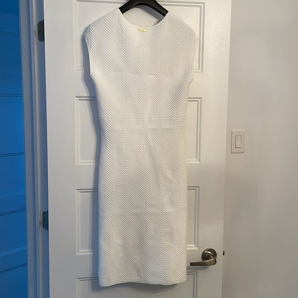Michael Kors white ponte stretch dress in off white in size M - Picture 2 of 6